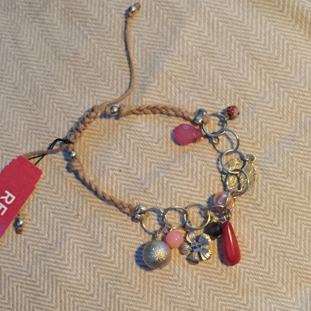 Relic Hemp Charm Bracelet